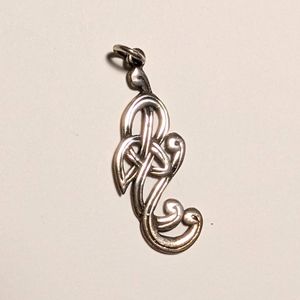 Celtic Knot Pendant, Sterling Silver